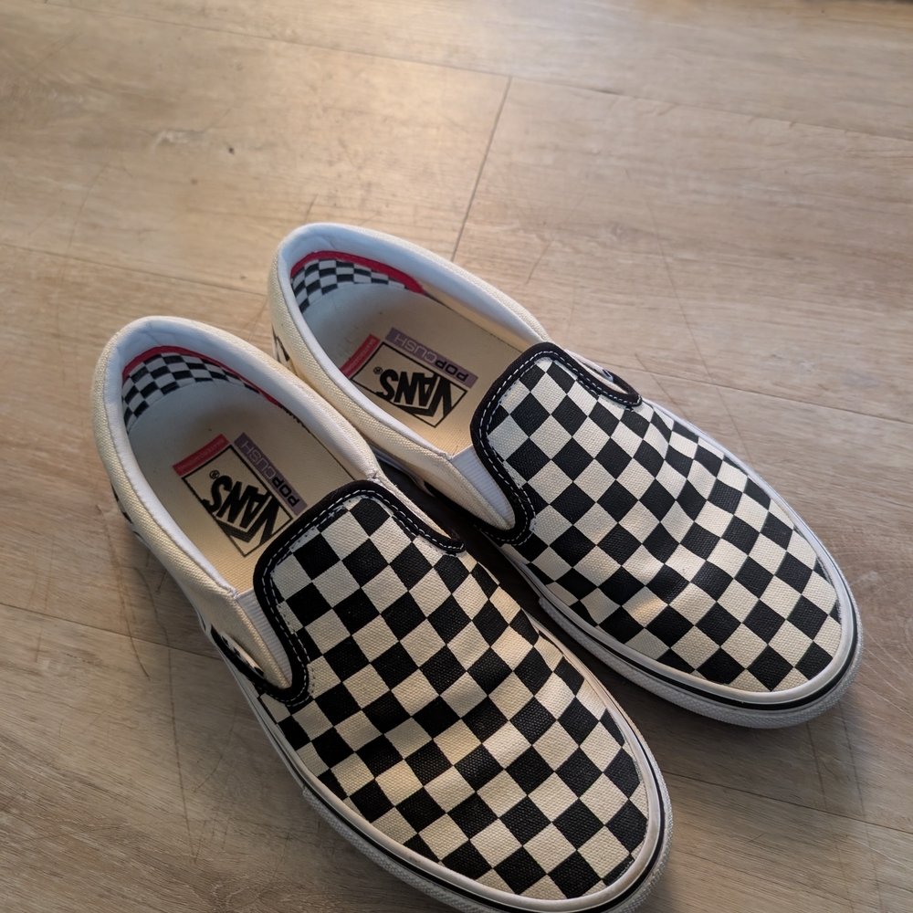 Vans Checkerboard Slip-On Sneakers